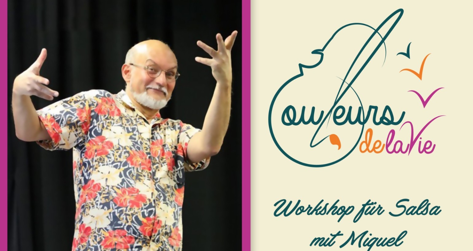 Workshop für Salsa mit Miguel — backup